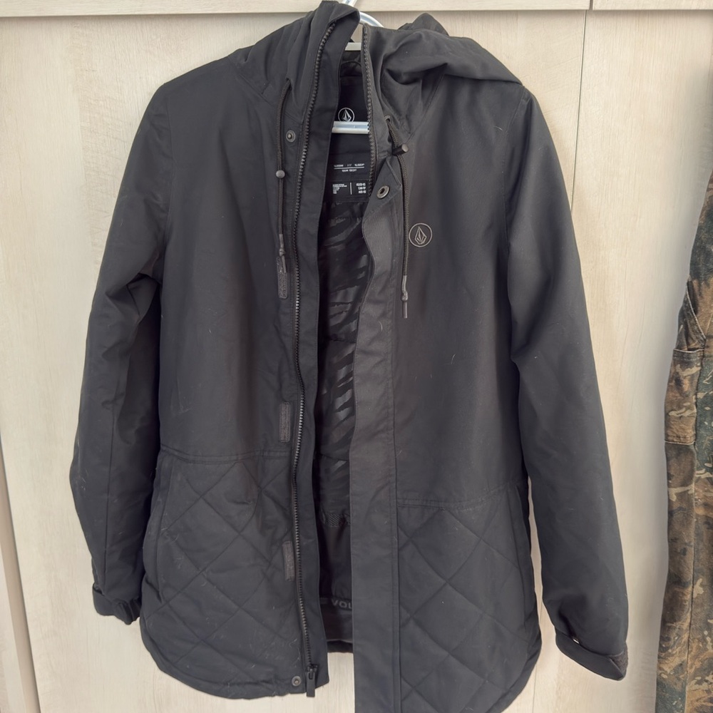 Volcom Women's Black Quilted Performance Jacket